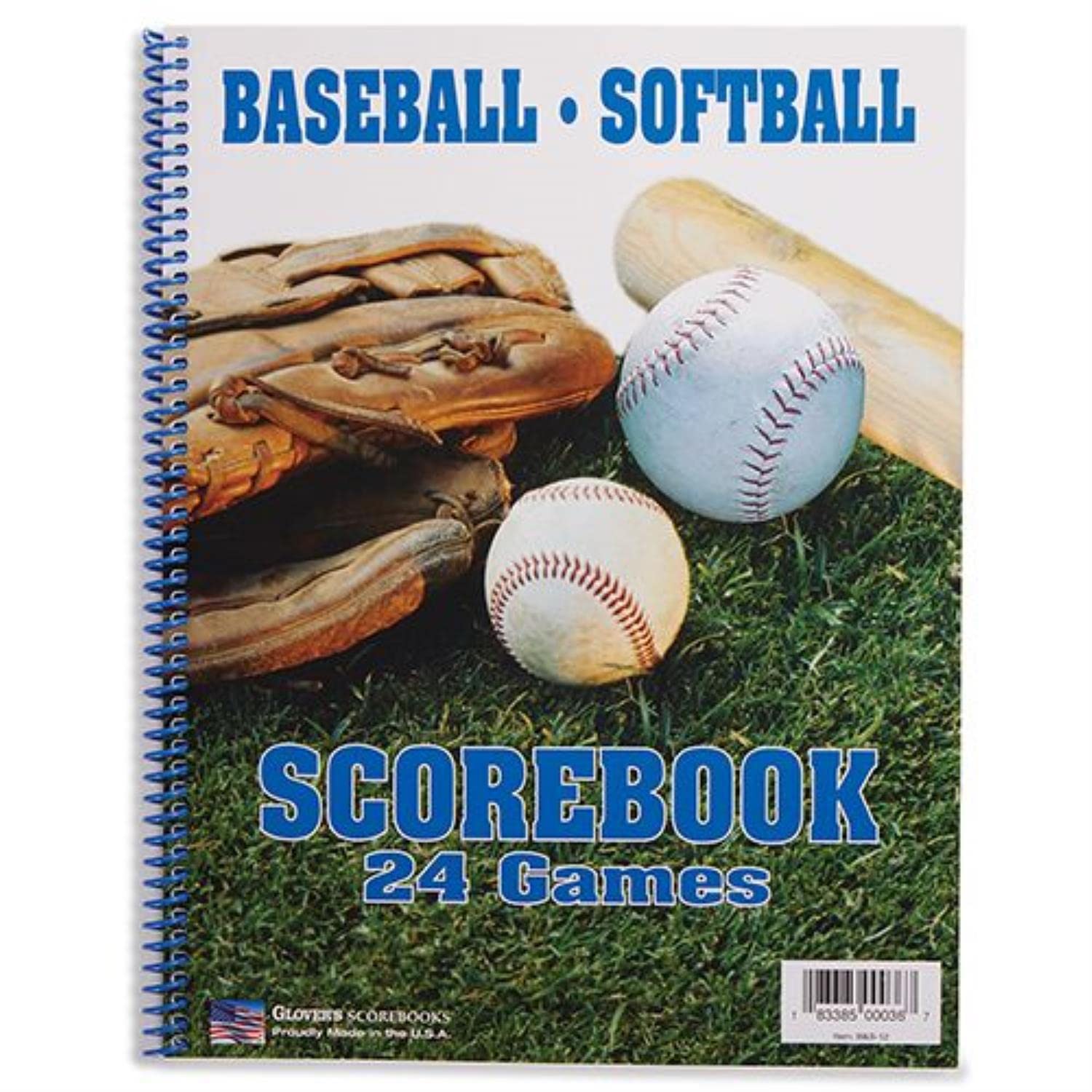 Glovers Baseball/Softball Scorebook Oversized