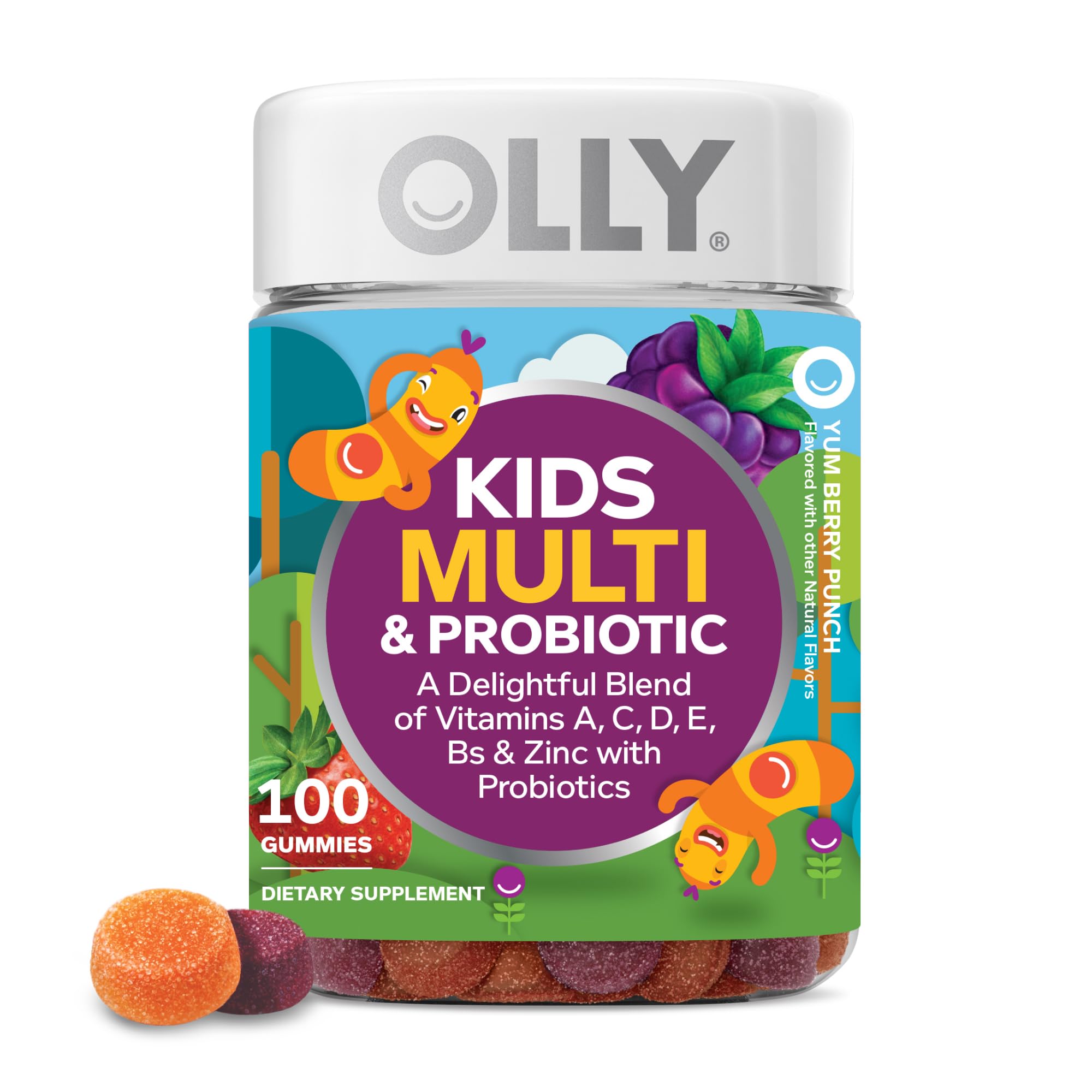OLLY Kids Multivitamin & Probiotic Gummy