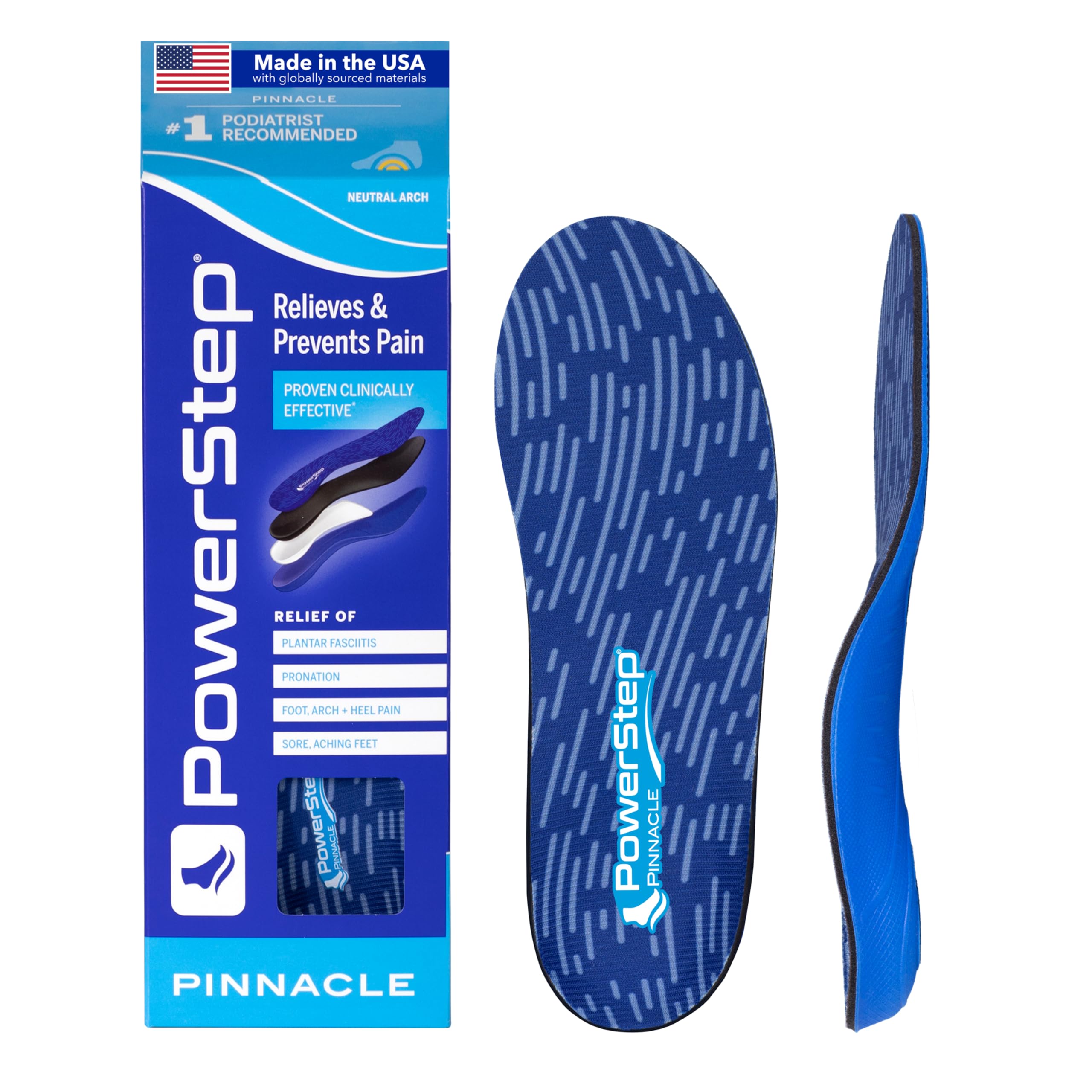 PowerStep Pinnacle, Best arch-support insole for baseball cleats
