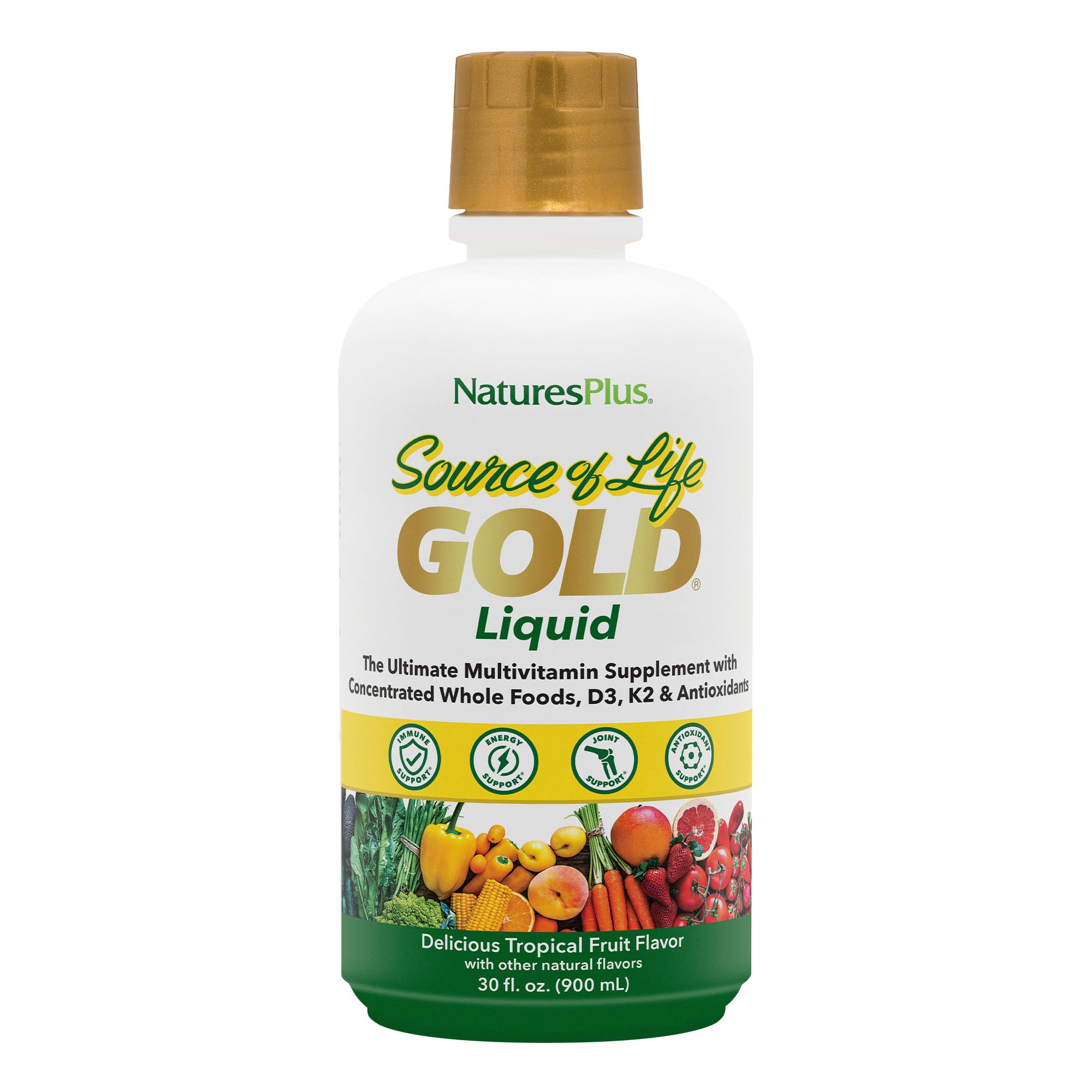 Nature’s Plus Source of Life Gold Liquid, Best premium liquid multivitamin for adults
