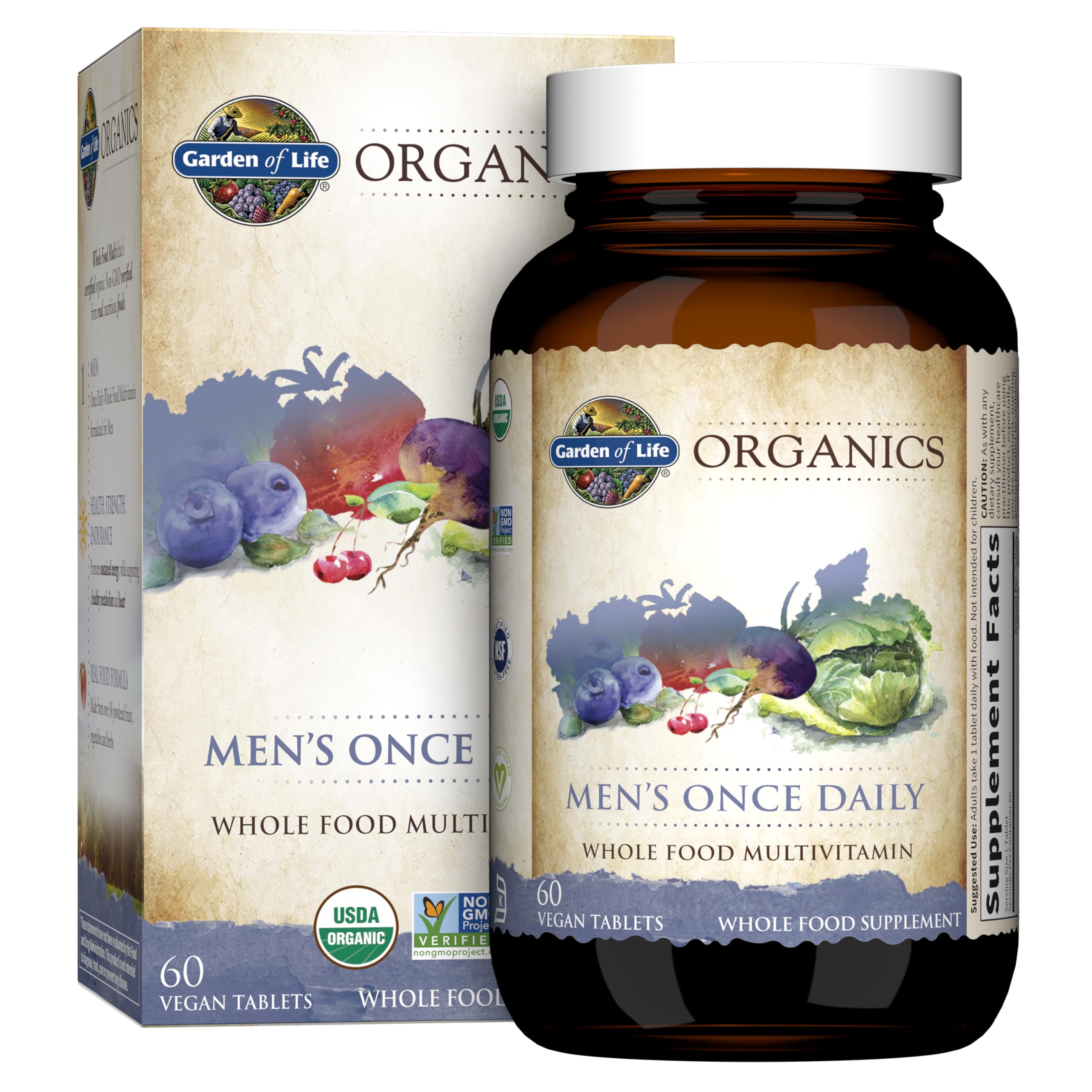 Garden of Life Vitamin Code 50 & Wiser Men
