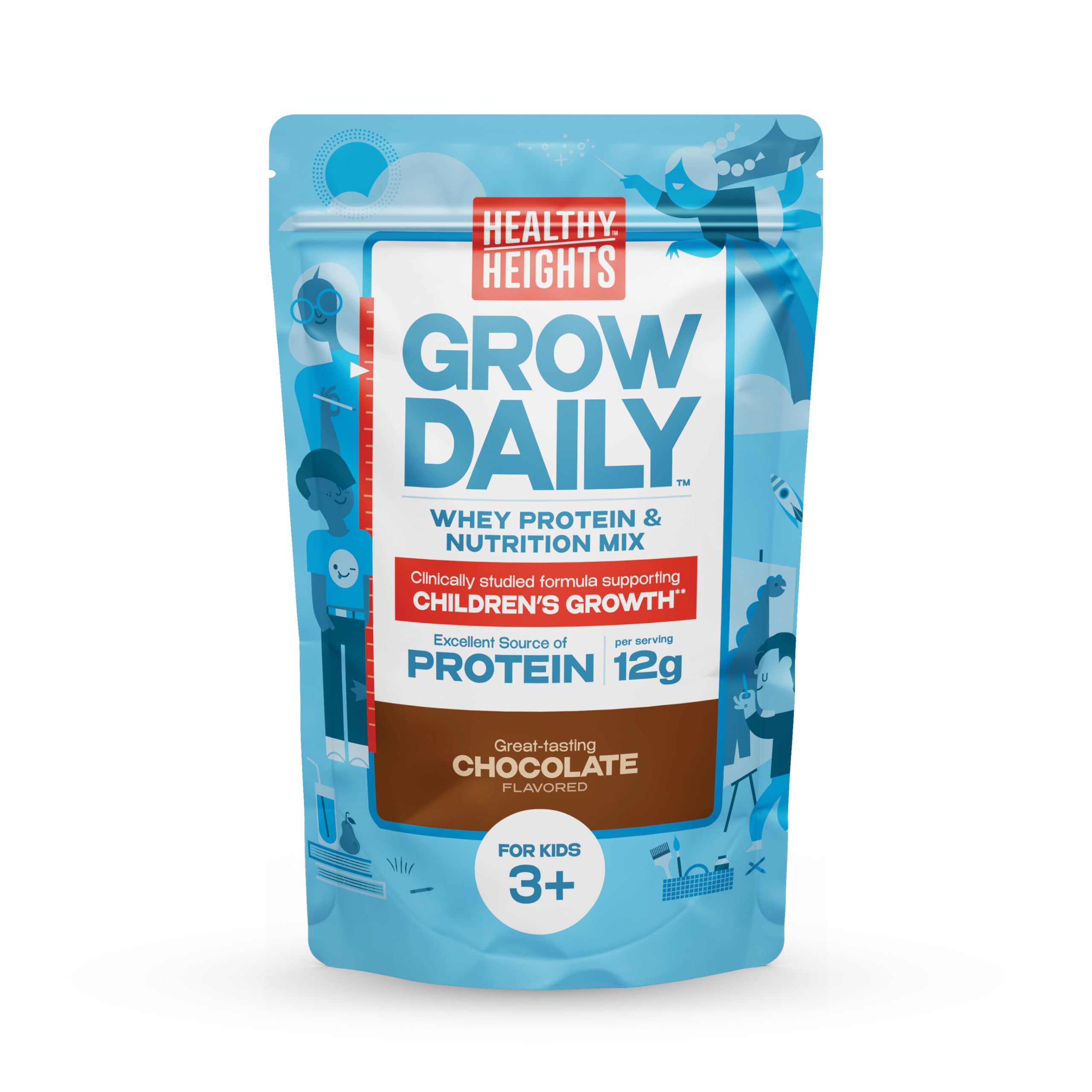 Healthy Heights Grow Daily Kids Protein Drink Mix