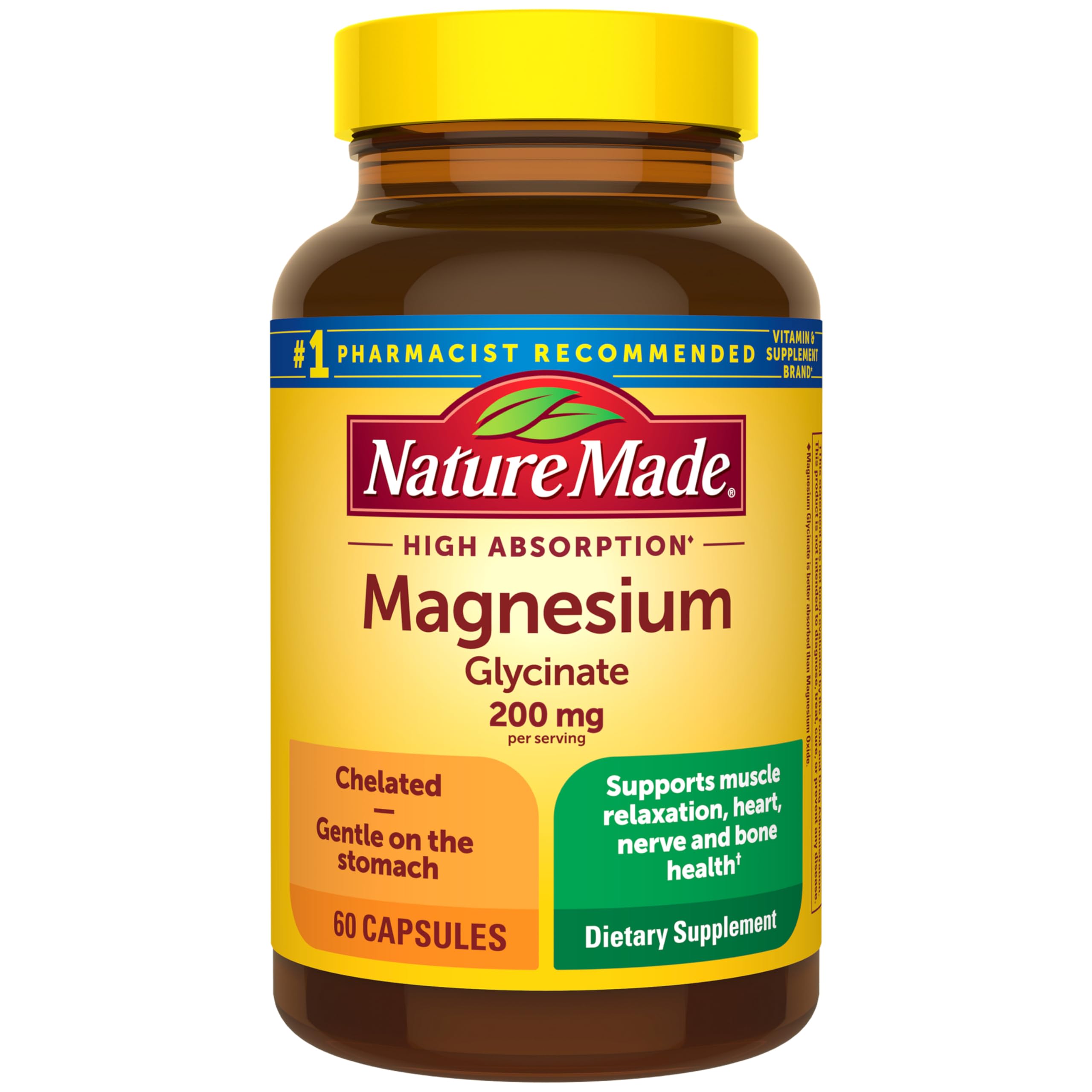 Nature Made Magnesium Glycinate 200 mg