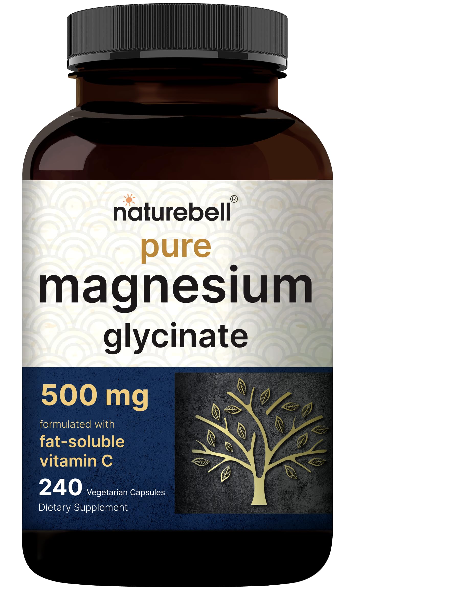 NatureBell Pure Magnesium Glycinate 500 mg